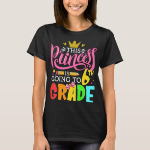 Camiseta Esta Princesa Va A Estudiar Y Enseñar De 6º Grado