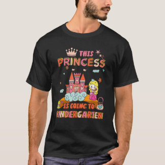 Camiseta Esta Princesa Va A Regresar Al Bebé De La Guarderí