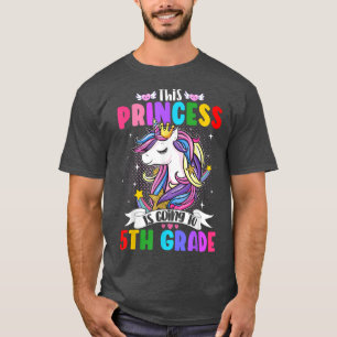 Camiseta Esta Princesa Va A Unicornio De 5º Grado