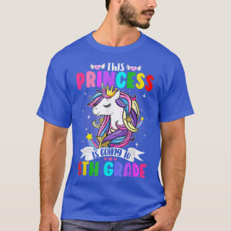 Camiseta Esta princesa va a Unicornio de sexto grado