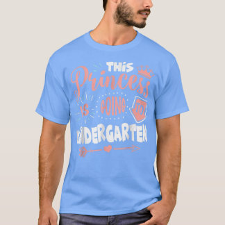 Camiseta Esta Princesa Va Al Jardín De Niños De Vuelta A S