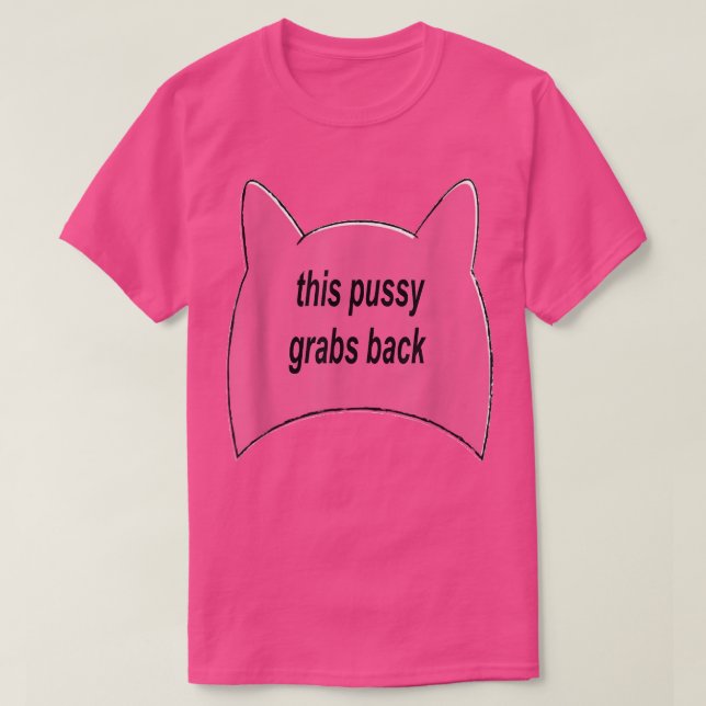 Camiseta Esta Pussy Atrae A Las Mujeres Pussitas Feminismo  (Diseño del anverso)
