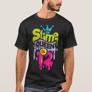 Camiseta Esta reina de Slime es la 12.ª bóveda de cumpleaño