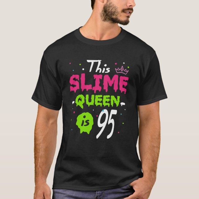 Camiseta Esta Reina Delgada Es La Reina De Bebé 95 Años 95  (Anverso)