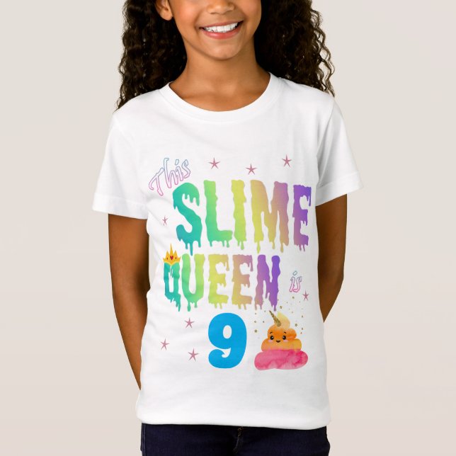 Camiseta Esta reina delgada es un traje de cumpleaños de Pe (Anverso)