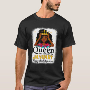 Camiseta Esta Reina Nació En Enero Chica Cute De Cumpleaños