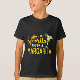Camiseta Esta Señorita Necesita Una Margarita México Fiesta