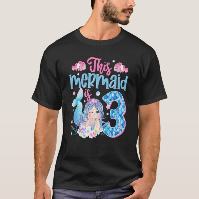 Camiseta Esta Sirena Es 3 Años 3 Años G (Anverso)