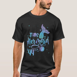 Camiseta Esta Sirenita Es 44 44ª Madre Sirenita