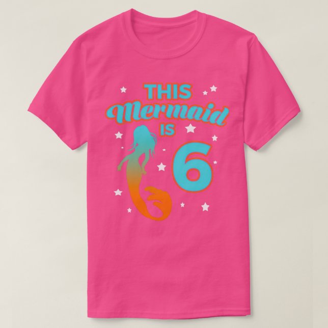 Camiseta Esta Sirenita Es 6 1 (Diseño del anverso)