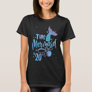 Camiseta Esta Sirenita tiene 20 años y es pequeña