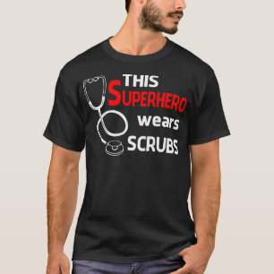 Camiseta Esta superheroína lleva la Semana G de Enfermeras
