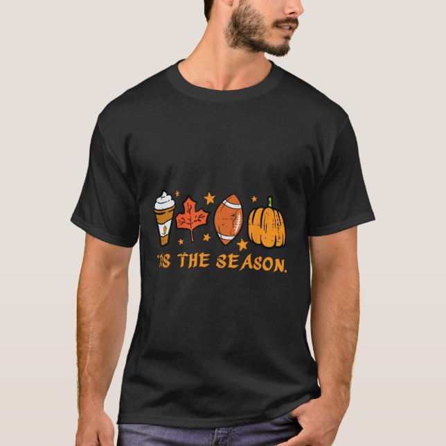 Camiseta Esta Temporada Fall Fall Pumpkin Spice Hombres Wom (Anverso)