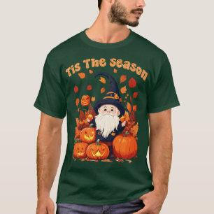 Camiseta Esta Temporada Gnome Latte Pumpkin Spice Fall