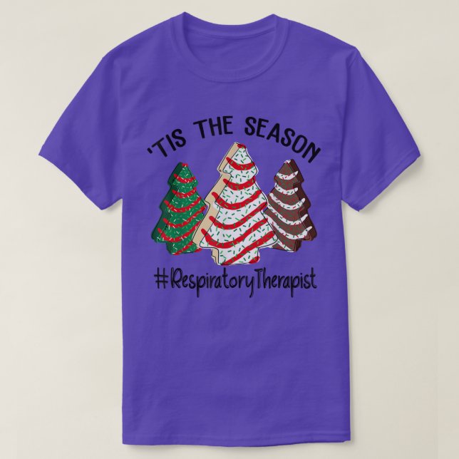 Camiseta Esta temporada: Navidades de terapeutas respirator (Diseño del anverso)