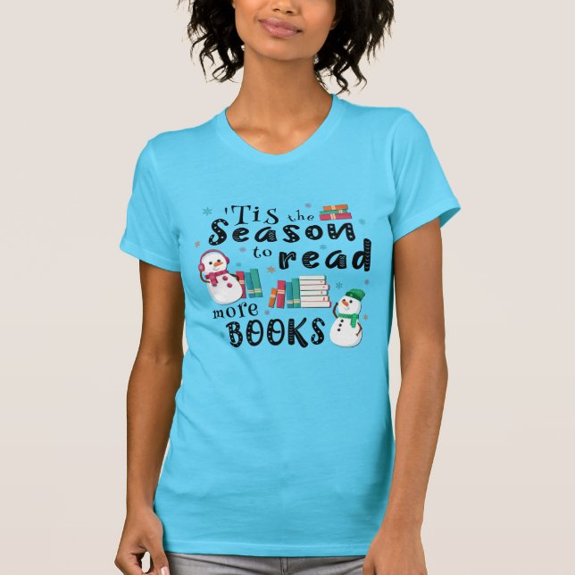 Camiseta ’Esta temporada para leer más libros (Anverso)