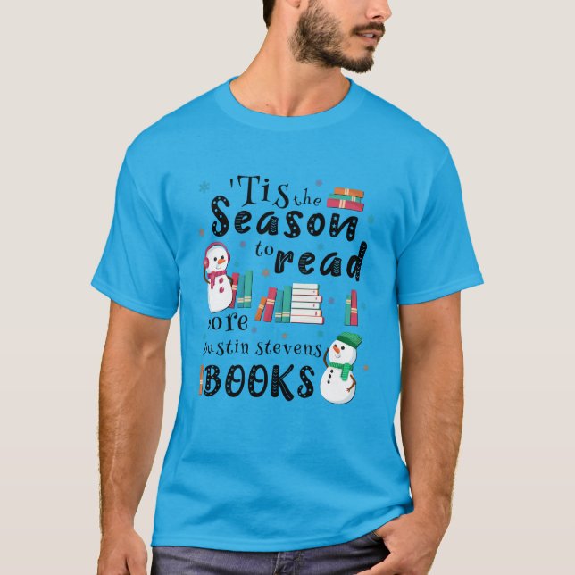 Camiseta ’Esta temporada para leer más libros de Dustin Ste (Anverso)