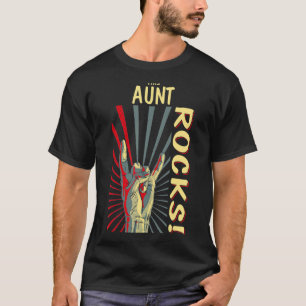 Camiseta Esta tía Rocks Vintage Retro Concert 70s 80s Funn