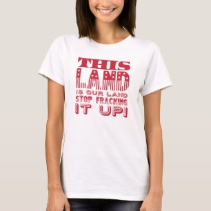 Camiseta "Esta tierra…" Impresión intrépida de la bande