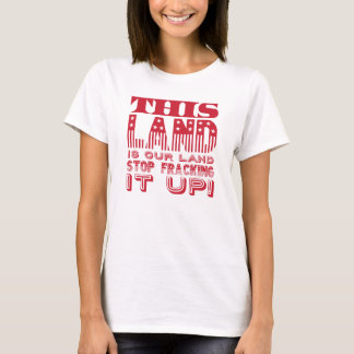 Camiseta "Esta tierra..." Imprimir marca de negrita