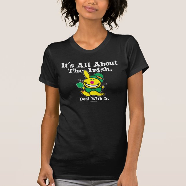 Camiseta Está todo sobre el irlandés (el verde) (Anverso)