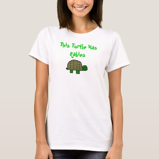 Camiseta Esta tortuga tiene rabia (Anverso)