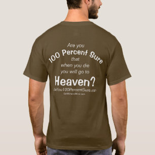 Camiseta Está usted el 100 por ciento de seguro