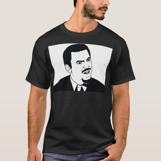 Camiseta Está usted negro serio (Anverso)