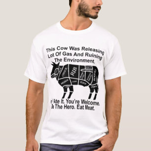 Camiseta Esta vaca estaba arruinando el medio ambiente así 