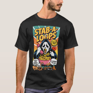 Camiseta Estab-A-Loops Horror Cerveza Emoji Fantasma
