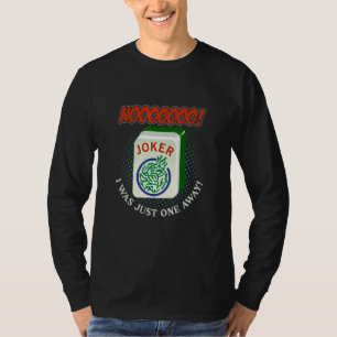 Camiseta Estaba a un lado del juego chino Mahjong