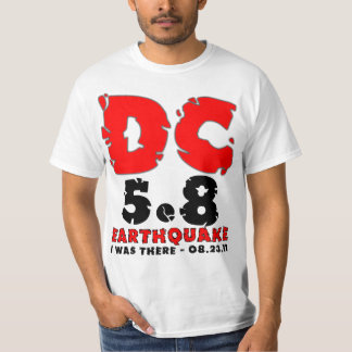 Camiseta Estaba allí - el terremoto de 5,8 DC