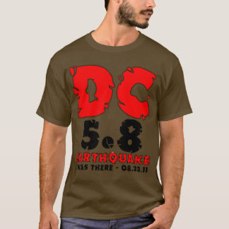 Camiseta Estaba allí - el terremoto de 5,8 DC