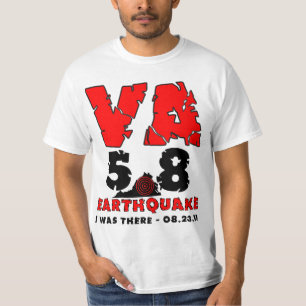 Camiseta Estaba allí - el terremoto de 5,8 Virginia
