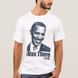 Camiseta ESTABA ALLÍ - la inauguración 1/20/09 de Obama