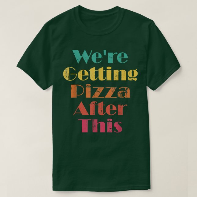 Camiseta Estaban Recibiendo Pizza Después De Este Gracioso  (Diseño del anverso)