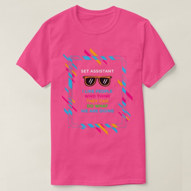 CAMISETA ESTABLECER ASISTENTE (Diseño del anverso)
