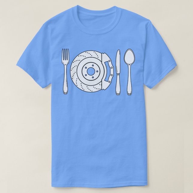 Camiseta Establecer el disco de freno para los ventiladores (Diseño del anverso)