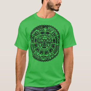 Camiseta Establecer tatuaje polinesio