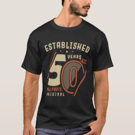 Camiseta Establecido Hace 50 Años | Idea II de regalo de cu