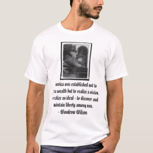 Camiseta establecieron a woodrow, América para no crear…