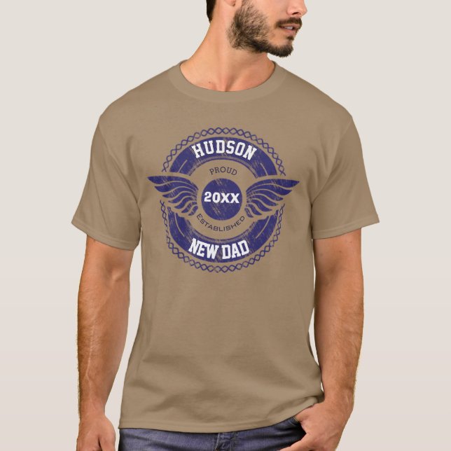 Camiseta Establecimiento de un nuevo padre orgulloso y pers (Anverso)