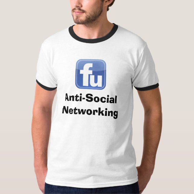 Camiseta Establecimiento de una red antisocial (Anverso)