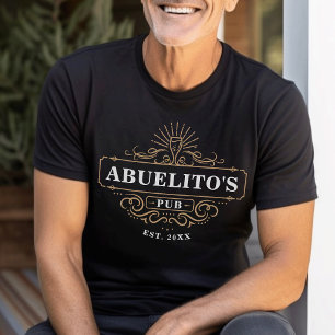 Camiseta Establecimiento del año del personalizado Abuelito
