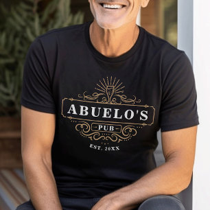 Camiseta Establecimiento del año del personalizado Abuelo p