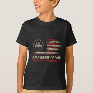 Camiseta Establecimiento Del Departamento De Guerra En 2025