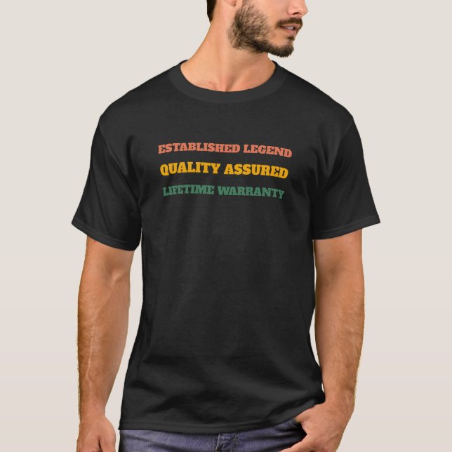 Camiseta Established Legend Quality Assured Retro Tee (Anverso)