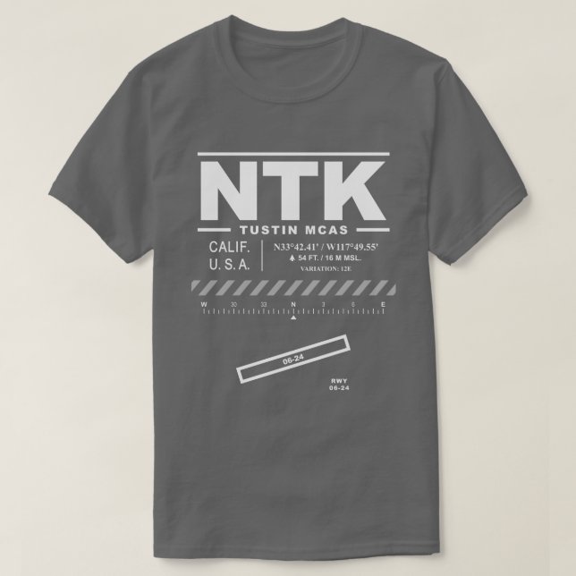 Camiseta Estación Aérea del Cuerpo de Marines MCAS Tustin N (Diseño del anverso)