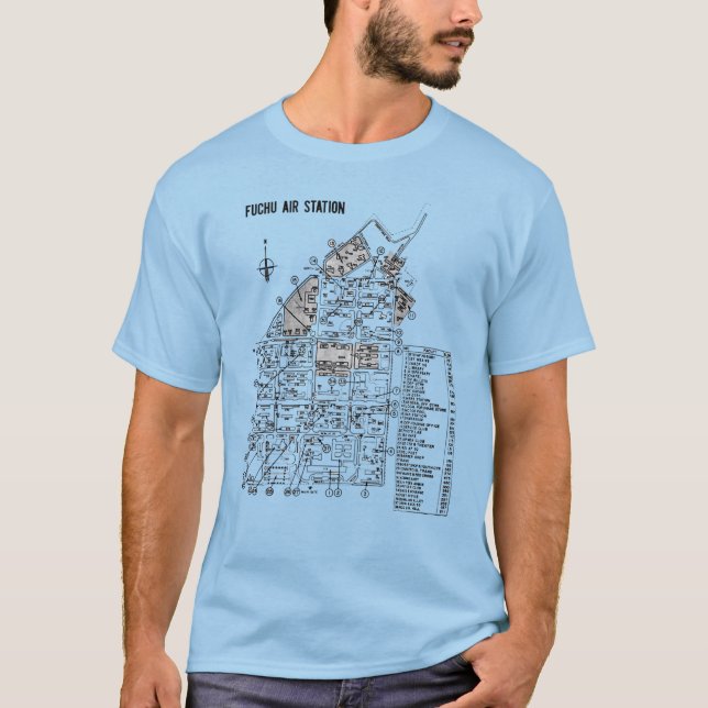 CAMISETA ESTACIÓN AÉREA JAPÓN DE FUCHU (Anverso)