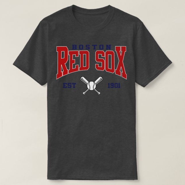 Camiseta Estación de béisbol Retro Boston TShirt (Diseño del anverso)